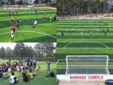 Entrenadores capacitados le enseñan a los chicos y chicas en la nueva academia comandada por CONDEPOR.