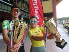 Karen Amaya y Héctor Menéndez fueron los ganadores en las principales categorías de la compentencia. (FOTO: Estalin Irías)