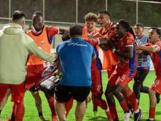Estrella Roja sacó otra victoria por la mínima en la casa de Real Sociedad. Foto archivo.