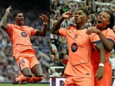 Rashford debutó un doblete con Barcelona en la Champions League.