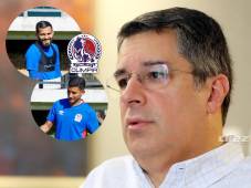 Rafael Villeda, presidente del Olimpia, habló sobre la situación que vivieron Jorge Álvarez y José Mario Pinto.