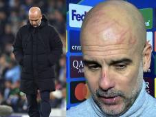 Pep Guardiola vive momentos complicados debido a los pobres resultados del Manchester City. Su imagen fue viral al momento de dar declaraciones.