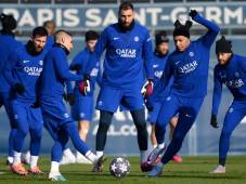 Messi y Mbappé fueron las novedades en el entrenamiento del PSG previo al duelo contra el Bayern.