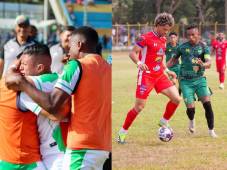 Hondupino sigue enrachado y Estrella Roja logró empatar en el cierre contra CD Brasilia. Fotos cortesía y Migiel Calderón.