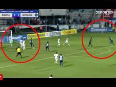 Kevin Álvarez fulminó a Edrick Menjívar y le rompe el marco al Olimpia... ¡bombazo al ángulo!