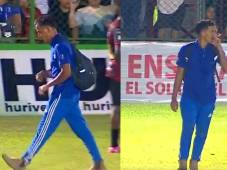 ¡Solo en Honduras pasa! Persona irrumpe partido de Liga Nacional al aparecer caminando en medio de la cancha