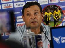 Jeaustin Campos se quejó del arbitraje luego de empatar ante Olimpia en el clásico moderno.