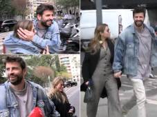 Piqué y Clara Chía se dejaron ver tomados de la mano en Barcelona cuando se dirigían a Kosmos.