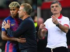 Flick se rindió ante Lamine Yamal y le respondió al DT del Olympiacos.