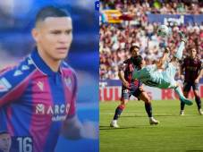 Kervin Arriaga disputó su primer partido oficial con el Levante.