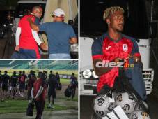Las selecciones de Cuba y Honduras hicieron este miércoles el reconocimiento de cancha del Estadio Félix Sánchez de Santo Domingo. FOTOS: Ángel Medina.
