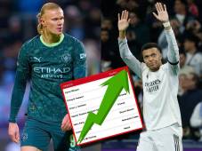 Haaland mira de lejos a Kylian Mbappé, el máximo goleador de la UEFA Champions League 2025-26.