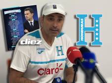 José Francisco Molina en conferencia de prensa luego de su primer entreno con la Selección de Honduras. Foto: Mario Figueroa