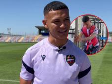 Kervin Arriaga realizó sus primeros entrenamientos con el club español.