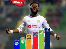 El toro Jorge Benguché ha anotado siete goles en la Liga Nacional de Honduras.