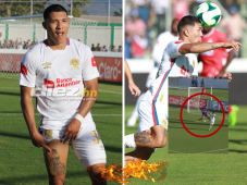 Kevin López necesitó un partido para estrenarse con los colores del Olimpia en el torneo Clausura 2023. FOTOS: David Romero.