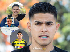 El delantero hondureño del Aris de Grecia se sinceró ante el micrófono de Diario DIEZ. FOTOS: Mauricio Ayala.