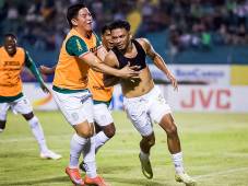 Marathón goleó al Platense con dos joyas de Alexy Vega y acaricia la Gran Final de la Liga Nacional de Honduras