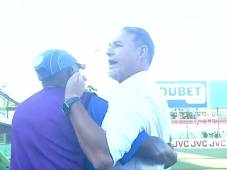 La Tota Medina pierde el control y en pleno partido se pelea con aficionado de Marathón: Vos quién sos....