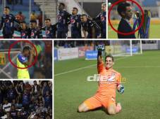 Jonathan Rougier fue la gran figura del Motagua-Olancho, Diego Vázquez explotó en cólera y el Nacional vibró con el partidazo de repechaje. FOTOS: Alex Pérez.