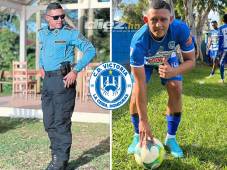 Orlando José Cornejo, además de ser un policía y ahora futbolistas, también es músico con mucho talento.