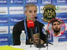 Pablo Lavallén se molestó en conferencia de prensa luego de ganarle a Olancho FC en el Yankel.