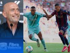 DT del Levante se rinde ante Kervin Arriaga tras regresar a la Selección de Honduras y se preocupa: que vuelva sano