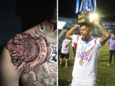 ¡Para la eternidad! Futbolista de Olimpia se tatúa la copa 37 tras coronarse campeón invicto en la Liga Nacional