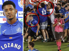 Choco Lozano sufre primer revés con el Getafe de la Liga Española tras insólita sanción de hace seis años; celebra el Barcelona