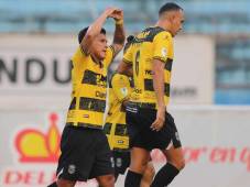 Así fue el primer gol de Bryan Moya con Real España en Liga Nacional después de un mar de controversia en su entorno