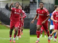 Brillante actuación del hondureño Keyrol Figueroa con el Liverpool Sub-21 frente al Everton en la Premier League 2.