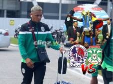 Alexy Vega se olvidó de la derrota ante Alajuelense y ya piensa en el clásico ante Olimpia. FOTO: Neptalí Romero.