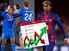 Real Madrid se baja a Barcelona en la tabla de posiciones de la Liga Española.