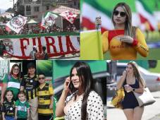 Aficionados de ambos equipos llegaron al Yankel Rosenthal, las hermosas aficionadas que robaron suspiros y el exfutbolista que sorprendió en la previa: así fue el ambientazo en la previa del Marathón-Real España.