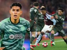 Luis Palma tuvo participación en el cierre del encuentro frente al Aston Villa por la Champions League.