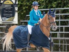 La hondureña Lara Gabrie es la mejor atleta del ecuestre en Honduras y recientemente ganó medalla de plata en los pasados Juegos Centroamericanos; ahora se prepara para ir a los Centroamericanos y del Caribe.