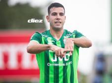 Nicolás Messiniti clavó el únicor gol en el estadio Yankel Rosenthal. Fotos Mauricio Ayala y Neptalí Romero.