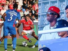 Vinicius Júnior estuvo presente viendo a su equipo, donde juega Julián Martínez.