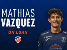 Imagen de la presentación del FC Cincinnati 2 con Mathías Vázquez. Foto cortesía.
