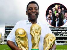 Pelé es el único futbolista en la historia en ganar tres campeonatos mundiales, fue con Brasil.
