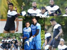 EN IMÁGENES: Las postales del primer entrenamiento de la Selección de Honduras previo al duelo ante Costa Rica por la Eliminatoria Mundialista. FOTOS: EDWIN ROMERO | MAURICIO AYALA.