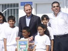 La leyenda del Real Madrid, Emilio Butragueño, hace una visita especial a Honduras