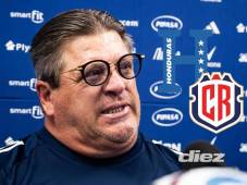 Miguel 'Piojo' Herrera durante la conferencia de prensa en Costa Rica previo al duelo ante Honduras en la Eliminatoria de Concacaf. (FOTO: Mauricio Ayala)