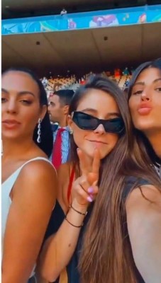 Bellezas: Georgina Rodríguez y sus amigas deslumbran en el estadio durante el Portugal-Bélgica