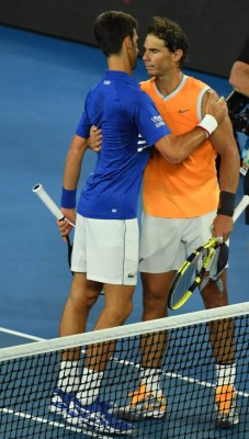 Las mejores imágenes de la paliza de Djokovic a Nadal en la final del Australian Open