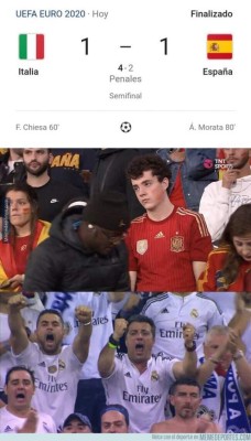 Morata falló un penal clave y los memes destrozan a España tras caer ante Italia en la Eurocopa