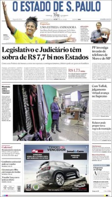 Las portadas de Brasil sobre la goleada a Honduras: 'Masacre'