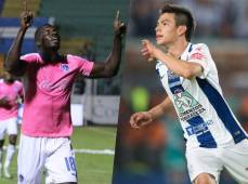 Javier Estupiñán de Olimpia e Irving 'Chuky' Lozano del Pachuca llegarán al Nacional como los hombres más peligrosos. Foto DIEZ y AFP