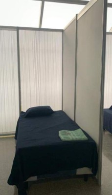 Polideportivo de la UNAH listo para recibir pacientes con coronavirus en Honduras