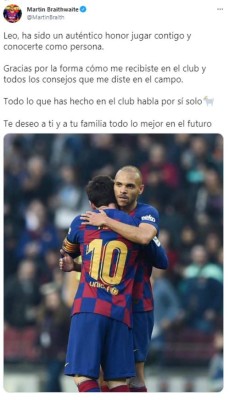 Ter Stegen sorprende: los emotivos mensajes de los compañeros de Messi tras su salida del FC Barcelona: 'Cambiaste el fútbol'&nbsp;&nbsp;&nbsp;